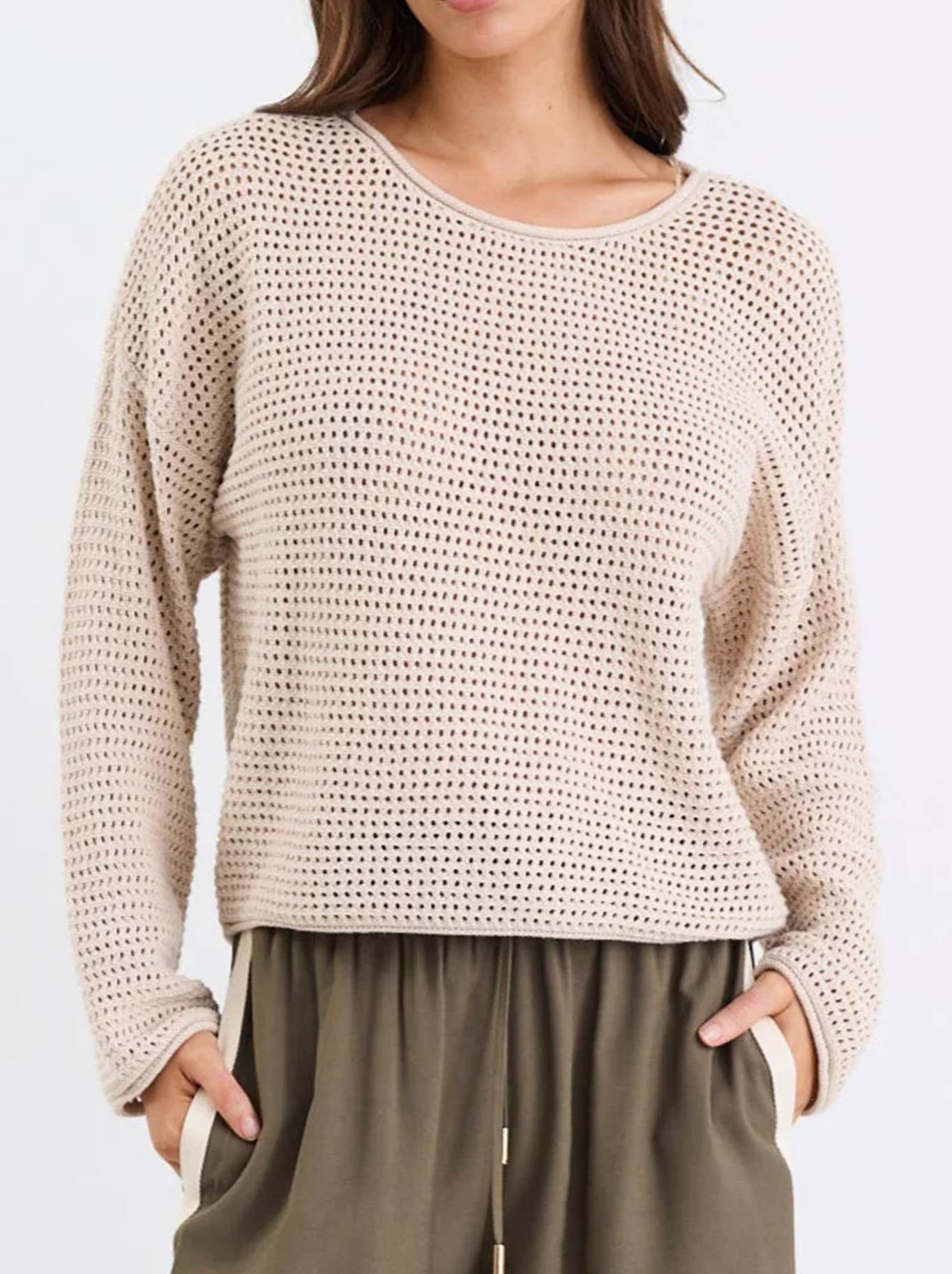 RE:UNION THE LABEL DAWN CROCHET JUMPER