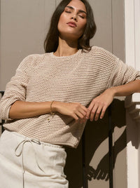 RE:UNION THE LABEL DAWN CROCHET JUMPER