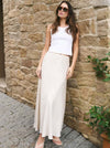 RE:UNION THE LABEL LAGOS LINEN MAXI SKIRT