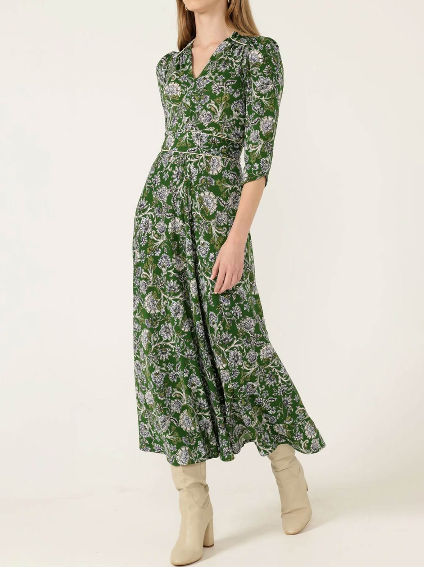 SACHA DRAKE CLOVER MIDI DRESS