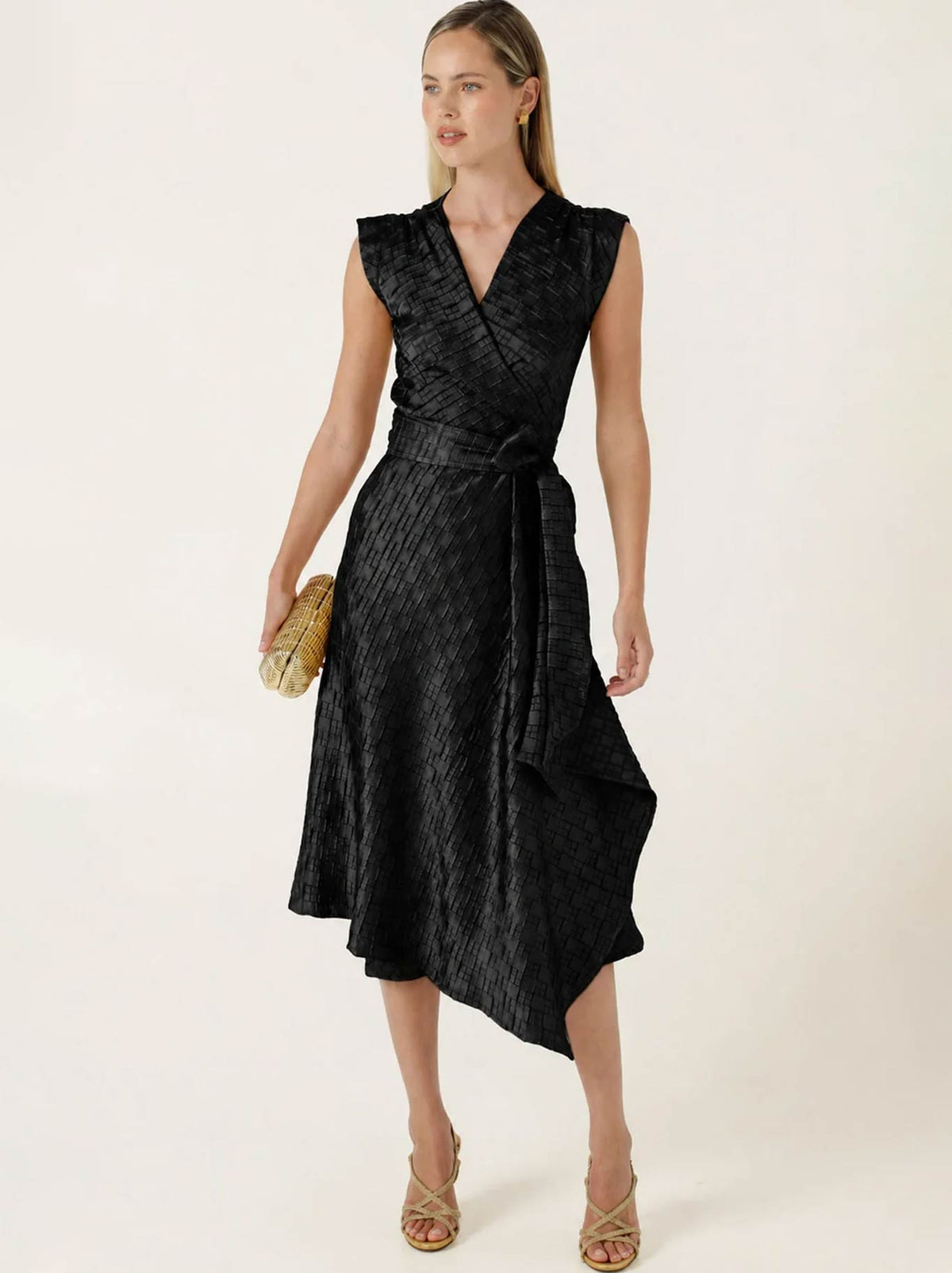 SACHA DRAKE CROWN WRAP DRESS