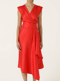 SACHA DRAKE CROWN WRAP DRESS