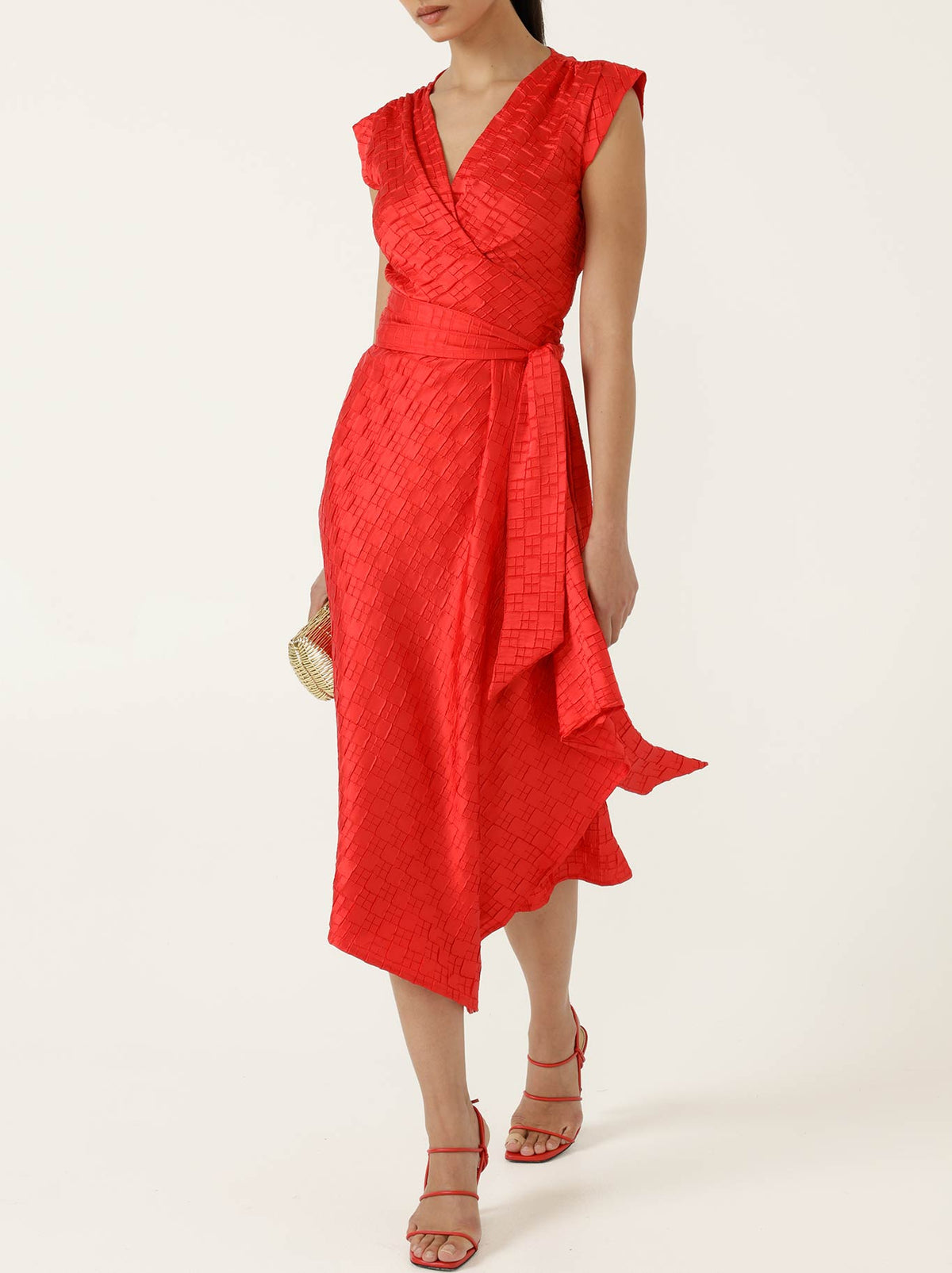 SACHA DRAKE CROWN WRAP DRESS