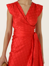 SACHA DRAKE CROWN WRAP DRESS