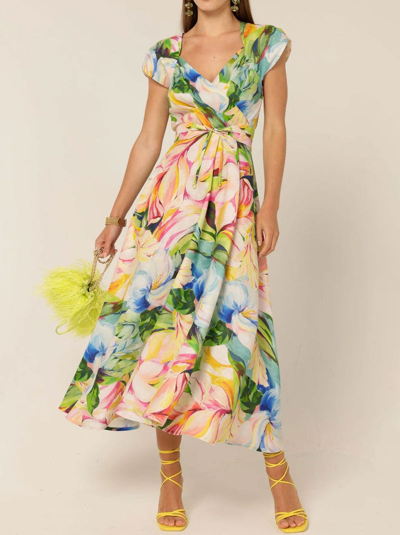 SACHA DRAKE DAHLIA MIDI DRESS