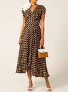 SACHA DRAKE DOTTI WRAP MIDI DRESS