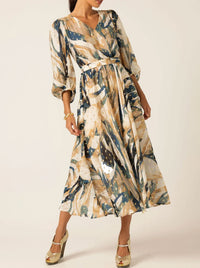 SACHA DRAKE LA MER MIDI DRESS