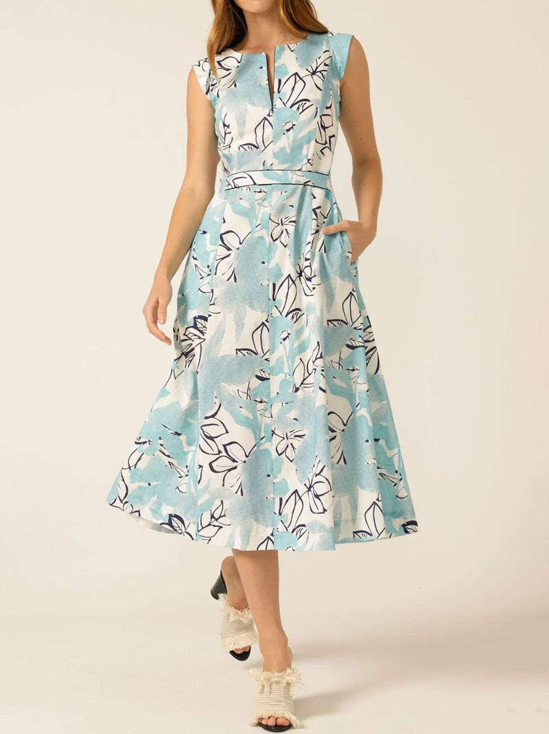 SACHA DRAKE LINEN AFFAIR DRESS