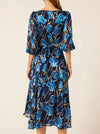 SACHA DRAKE LINNEE WRAP MIDI DRESS