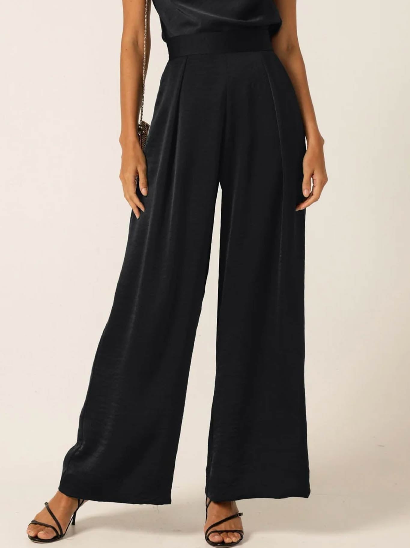 SACHA DRAKE LUXE PLEATED TROUSER
