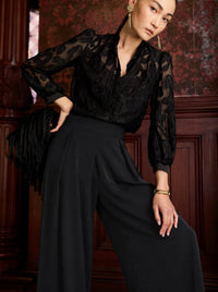SACHA DRAKE LUXE PLEATED TROUSER