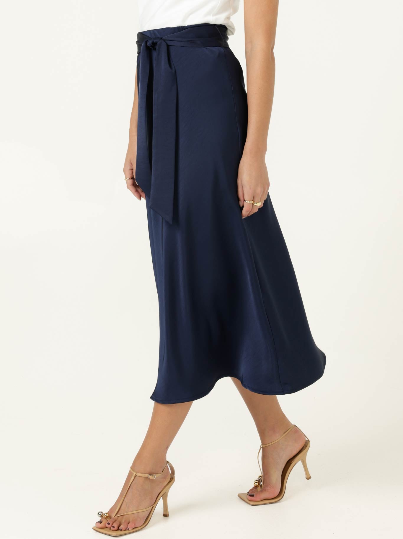SACHA DRAKE LUXE BIAS SKIRT