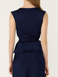SACHA DRAKE LUXE COWL BIAS TOP