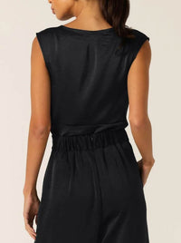 SACHA DRAKE LUXE COWL BIAS TOP