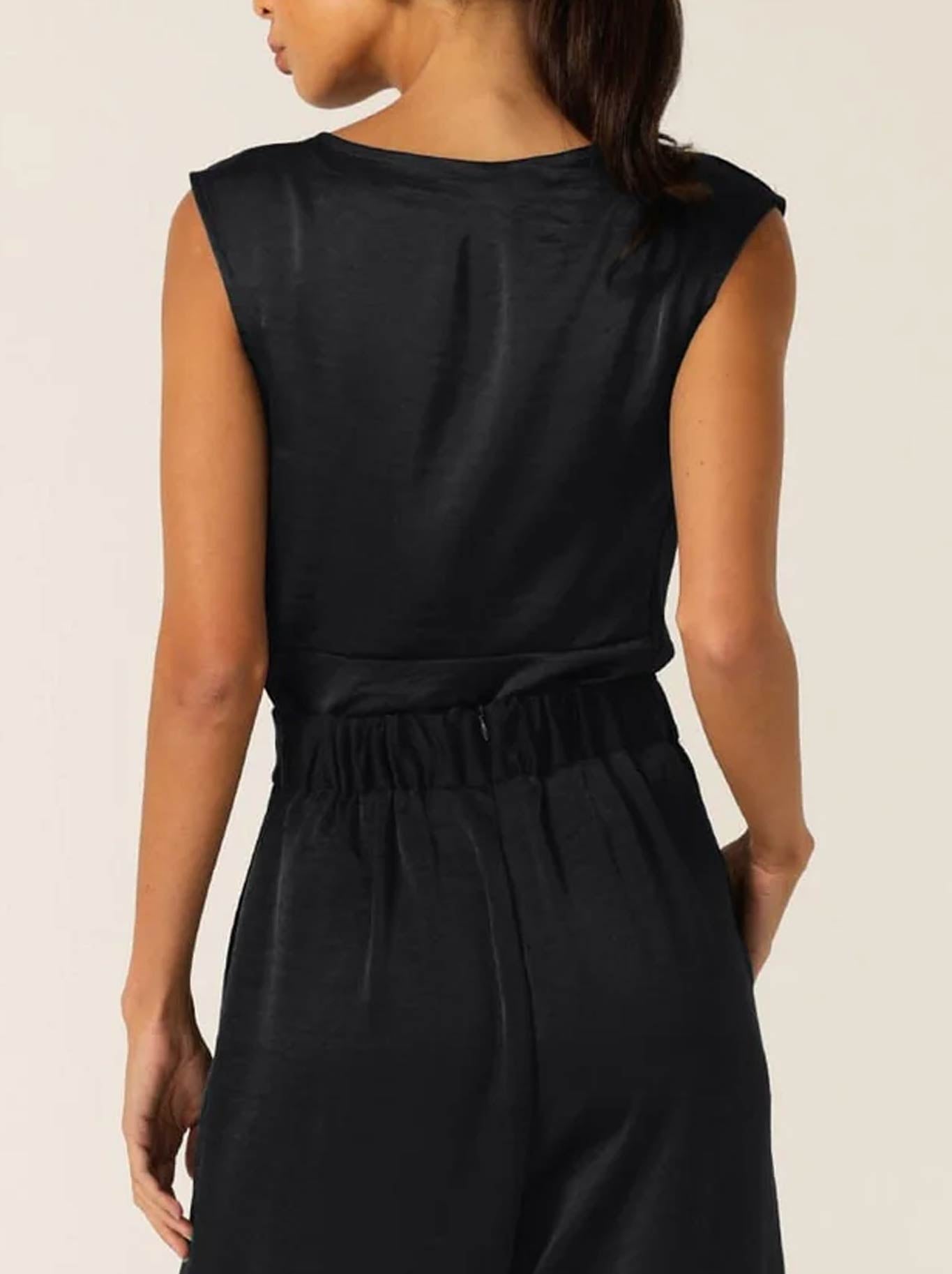 SACHA DRAKE LUXE COWL BIAS TOP