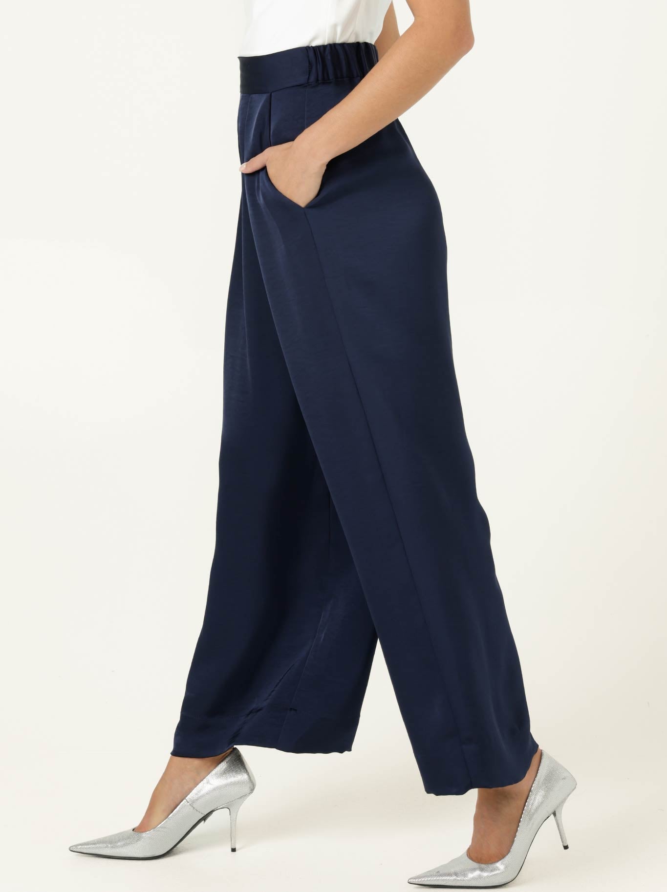 SACHA DRAKE LUXE PLEATED TROUSER