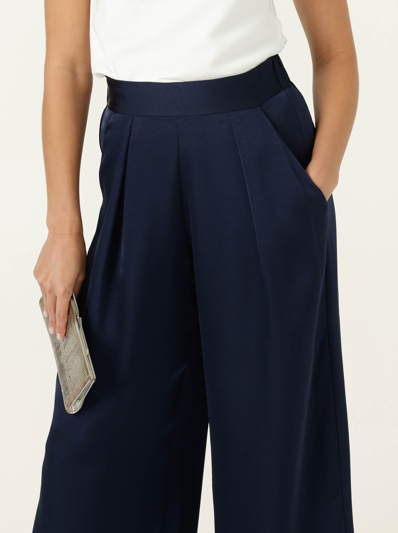 SACHA DRAKE LUXE PLEATED TROUSER