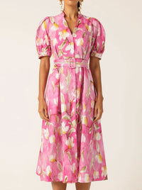 SACHA DRAKE POSY SHIRTMAKER DRESS
