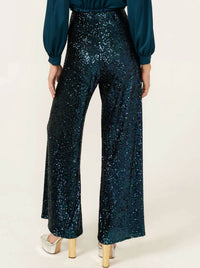 SACHA DRAKE SEQUIN PALAZZO PANT