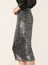 SACHA DRAKE SEQUIN PENCIL SKIRT