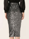 SACHA DRAKE SEQUIN PENCIL SKIRT