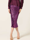 SACHA DRAKE SEQUIN PENCIL SKIRT