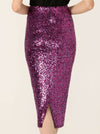 SACHA DRAKE SEQUIN PENCIL SKIRT