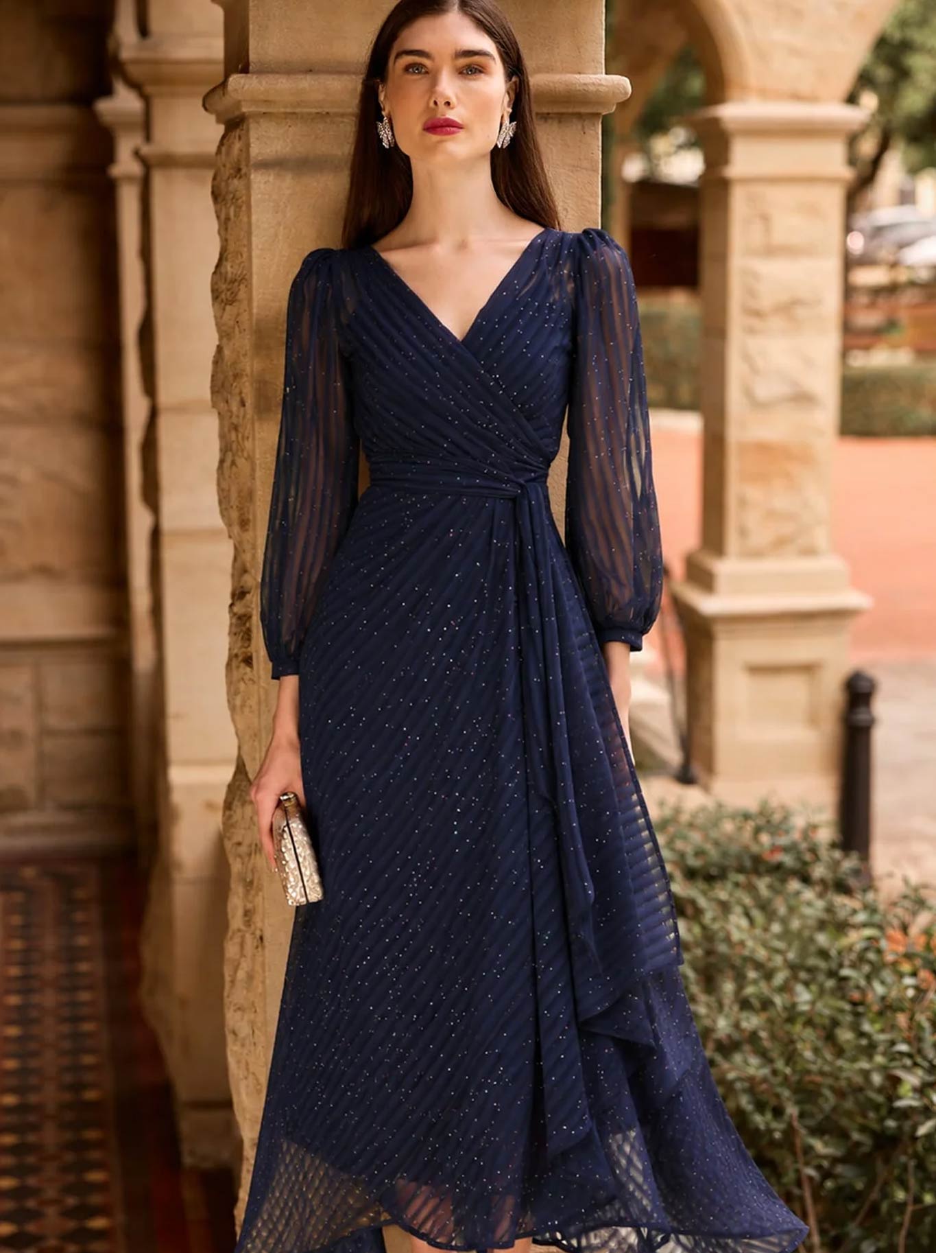 SACHA DRAKE SIERRA WRAP DRESS