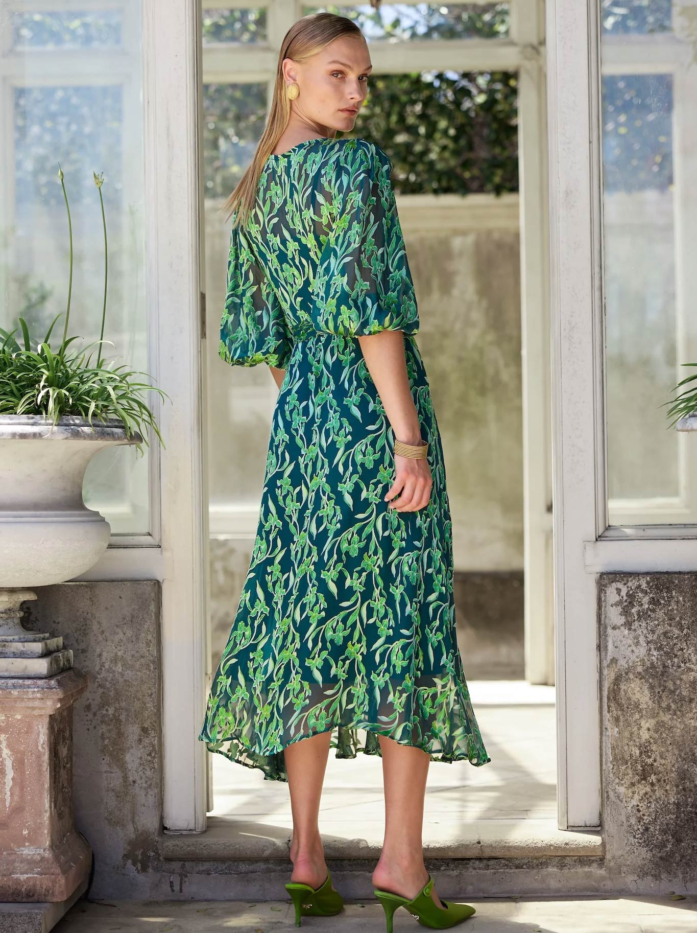 SACHA DRAKE ORCHID WRAP DRESS
