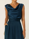 SACHA DRAKE COWL BIAS TOP