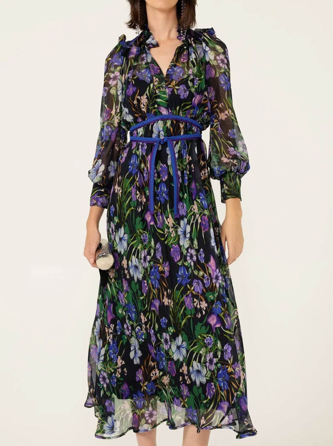 SACHA DRAKE VIOLETTA MIDI DRESS