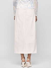 STAPLE THE LABEL EMMIE DENIM MIDI SKIRT
