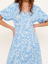 STAPLE THE LABEL SOLEA V-NECK MIDI DRESS