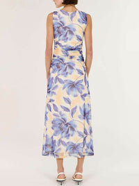 STAPLE THE LABEL FLEUR MESH MIDI DRESS