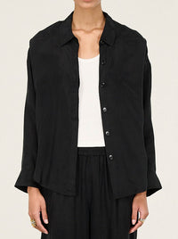 STAPLE THE LABEL SILVIE CUPRO SHIRT