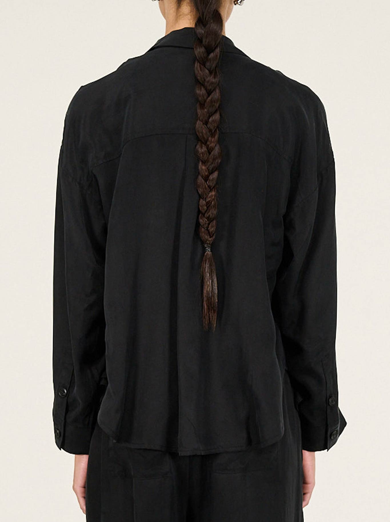 STAPLE THE LABEL SILVIE CUPRO SHIRT