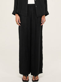 STAPLE THE LABEL SILVIE CUPRO RELAXED PANTS
