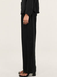 STAPLE THE LABEL SILVIE CUPRO RELAXED PANTS