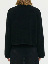 STAPLE THE LABEL KATYA CROPPED SHERPA JACKET
