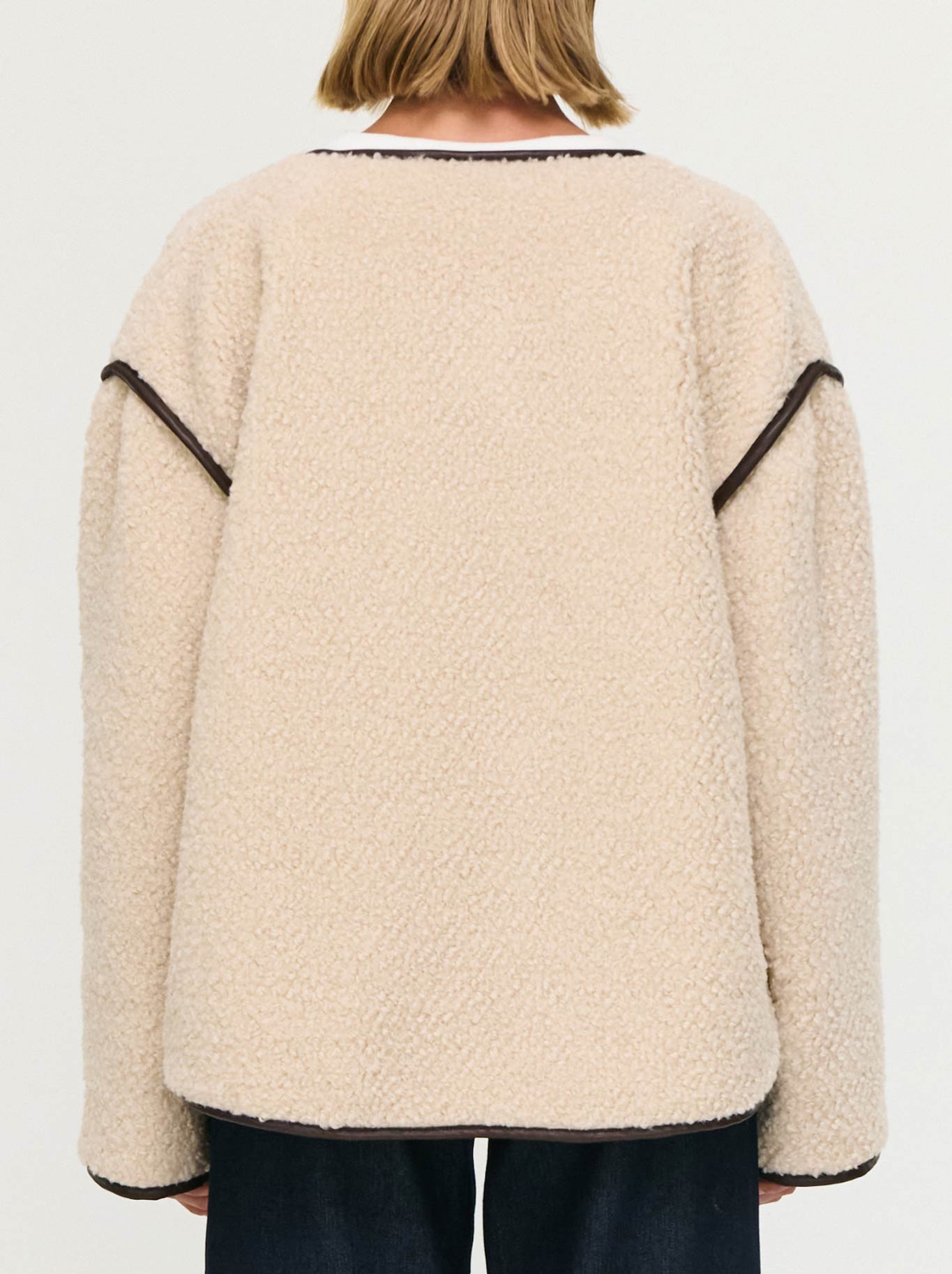 STAPLE THE LABEL PASCELE TEDDY DUFFLE COAT