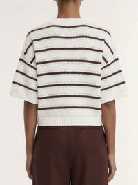 STAPLE THE LABEL PILLAR STRIPE KNIT TEE