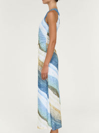 STAPLE THE LABEL ZELIE MESH MIDI DRESS