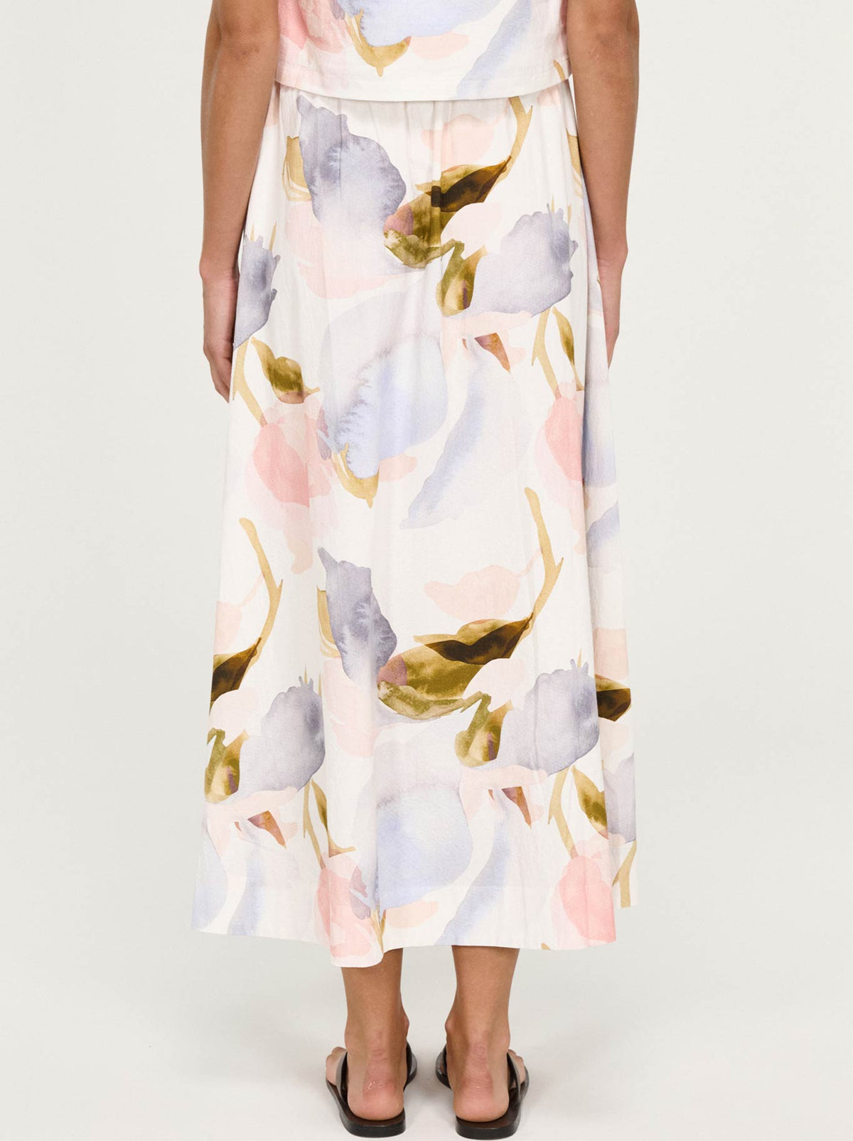 STAPLE THE LABEL VALEA MIDI SKIRT