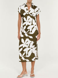 STAPLE THE LABEL LIORA SHIRT MIDI DRESS
