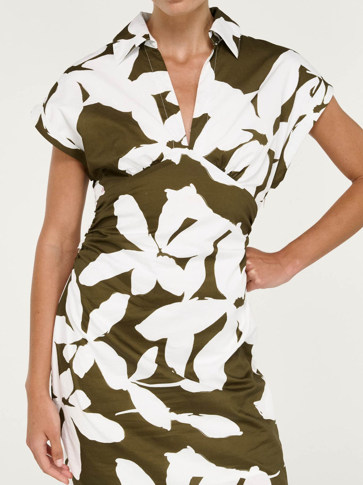STAPLE THE LABEL LIORA SHIRT MIDI DRESS