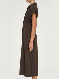 STAPLE THE LABEL LUCIENNE MIDI SHIRT DRESS