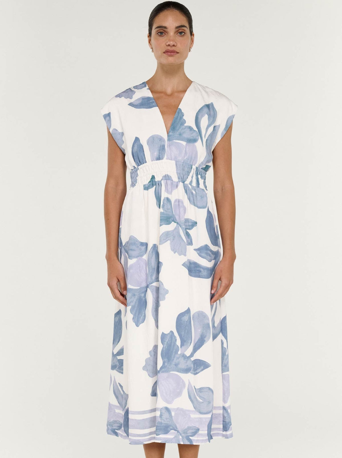 STAPLE THE LABEL ELODY MIDI DRESS