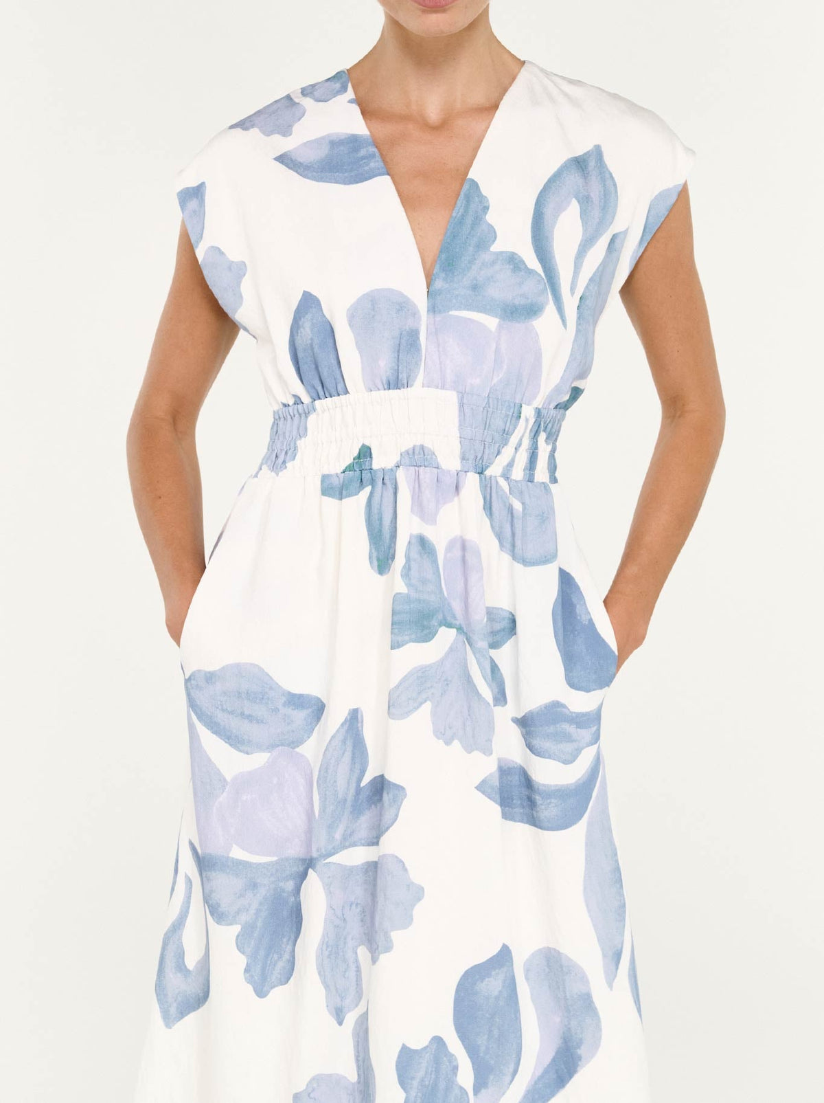 STAPLE THE LABEL ELODY MIDI DRESS