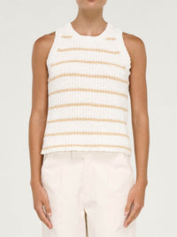 STAPLE THE LABEL COVE STRIPE KNIT TANK