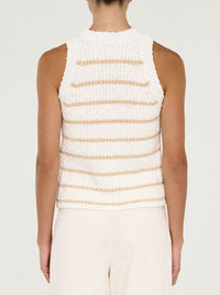 STAPLE THE LABEL COVE STRIPE KNIT TANK